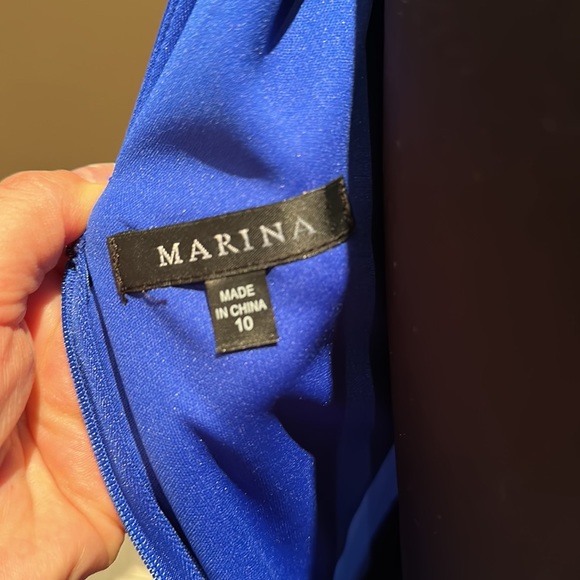 Stunning Long Illusion Mesh Inset Gown Dress - Picture 16 of 17